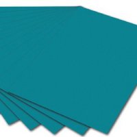 FOLIA Бумага цветная, 300 г/м2, 50х70 см, 1 л, бирюзовый