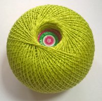 Нить для вязания Мальва, 75 г цвет 2501 желто-зеленый