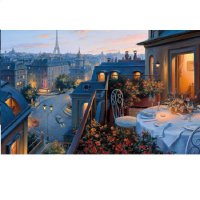 GX7255/Ужин в Париже- картина по номерам