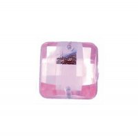 Стразы  пришивные пластик арт.ТВK.EF 10*10 квадрат цв.13 розовый 