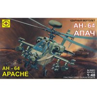 204821 Моделист 1/48 Ударный вертолет Ah-64a Апач