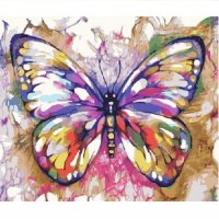GX34149/Витражная бабочка- картина по номерам
