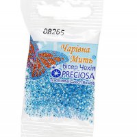 Бисер Preciosa арт. 08265 уп.5гр. синий серебренный