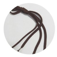 Шнурки 50 см цвет коричневый
