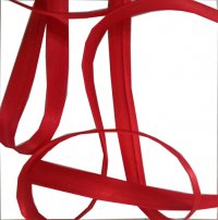 Косая бейка, 15 мм цвет красный