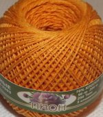 Нить для вязания Пион-цвет 0303 св.оранжевый