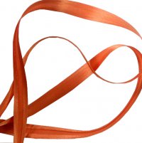 Косая бейка, 15 мм цвет темно-оранжевый