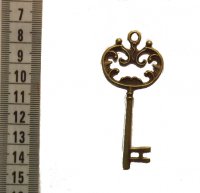 Металлический ключ для скрапбукинга, под т.золото