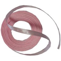Лента атласная, 6 мм, цвет бледно-розовый