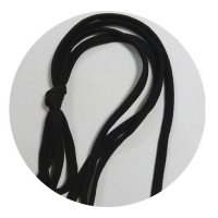 Шнурки 70 см цвет черный