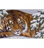 арт.356 Рисунок на канве р.37/49 Амурский тигр
