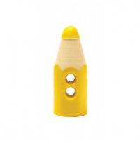 Пуговицы детские 15 мм, карандаш. Цвет№504 желтый