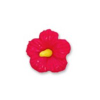 Пуговицы детские 15 мм цветок №817/504 яр.розовый/желтый