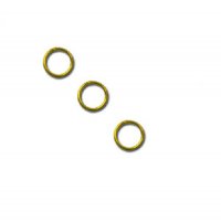 Кольцо для бус R-01 5 мм 50 шт №1 под золото