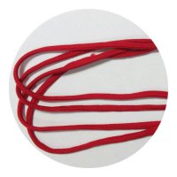 Шнурки плоские 110-120 см цвет красный