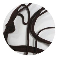Шнурки 150-160 см цвет темно-коричневый
