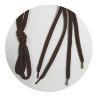 Шнурки 70 см цвет темно-коричневый
