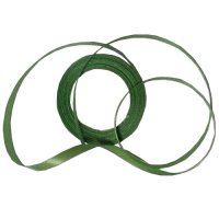 Лента атласная, 6 мм, цвет зеленый травяной